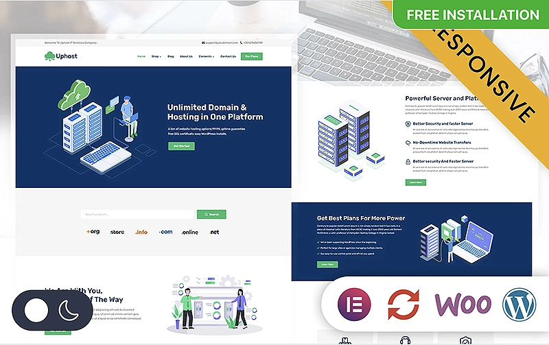 Uphost - Web Hosting Service Elementor WordPress Responsive Theme | Premium Website Templates & Themes | Travolgi Themes Uphost - Web Hosting Service Elementor WordPress Responsive Theme | Premium Website Templates & Themes | Travolgi Themes